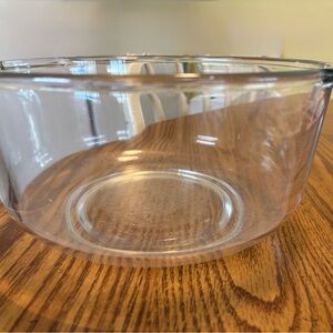 Vintage Sunbeam Transparent Glass Serving Bowl